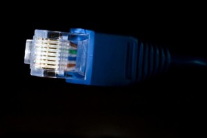 10-baseT ethernet cable plug