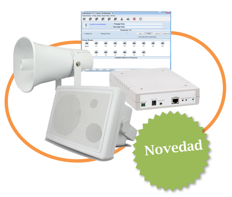 New IP PA systems product line