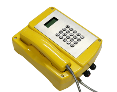 Teléfono IP-SIP ATEX con Teclado Amarillo