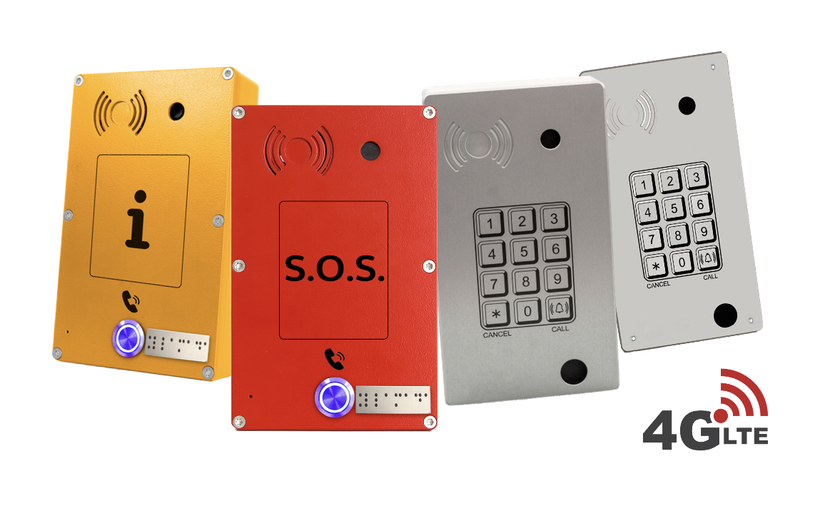 GSM 4G/LTE intercoms
